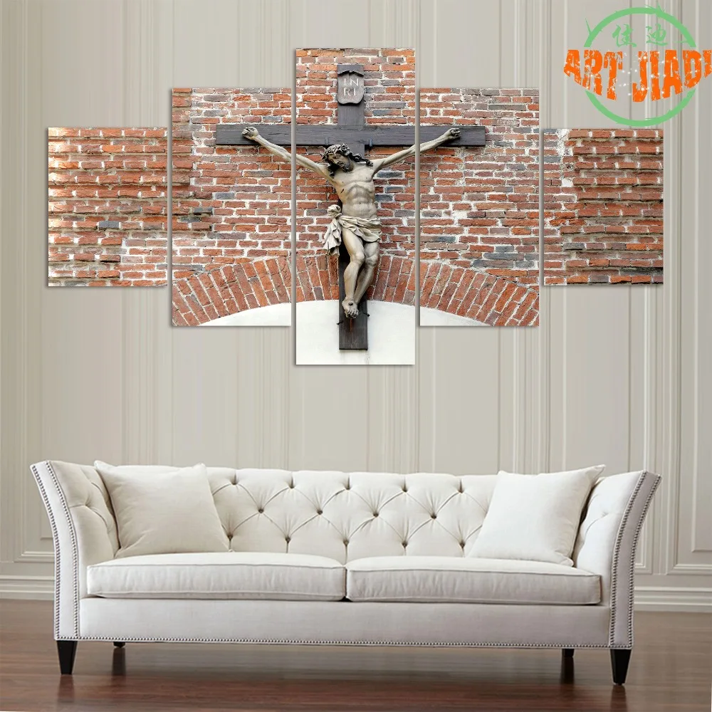 5 Pieces/set Canvas Art Nicholas Roman Catholic Cathedral HD Canvas