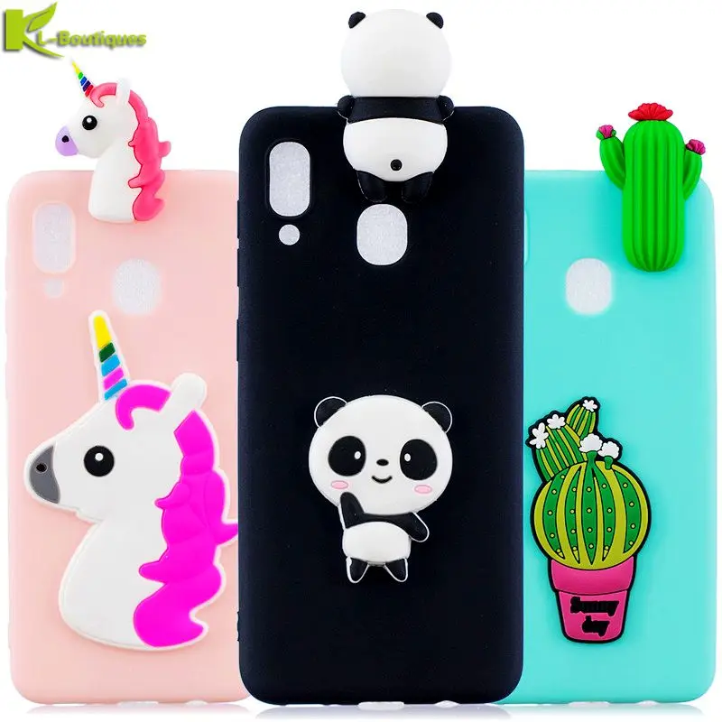 

Phone Cases sFor Coque Samsung Galaxy A50 Case Soft 3D DIY Panda Bear Doll Toy Cover for Samsung Galaxy A30 A40 A50 A70 Etui