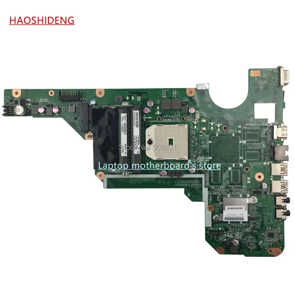 

HAOSHIDENG 683029-001 683029-501 R53 DA0R53MB6E0 for HP PAVILION G4 G6 G7 G4-2000 G6-2000 laptop motherboard fully Tested