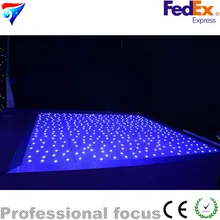 20 футов* 20 футов светодиодный светильник для танцпола в виде звезд белого цвета для Свадебного Шоу, вечерние, дискотечный, клубный светильник