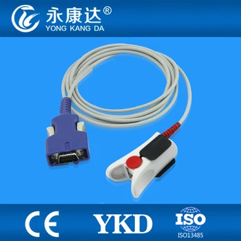 

3m length Oximax SpO2 Sensor, DOC-10 Adult Finger Clip Spo2 Sensor, 14 pins