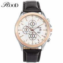 Libérez Le Bateau 2016 Nouveau De Luxe Hommes Bracelet En Cuir Montres Marque Célèbre militaire Montre de Sport avec 6 couleur Brun Or Analogique JAPON MOVT