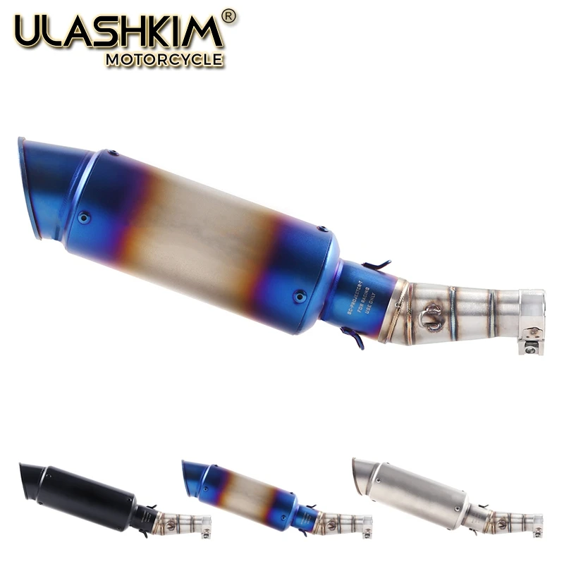 

Motorcycle Exhaust Muffler Full System middle pipe Slip On For Kawasaki Z250 2008-2015 Ninja 300 2013-2016 Ninja 250R 2008-2016