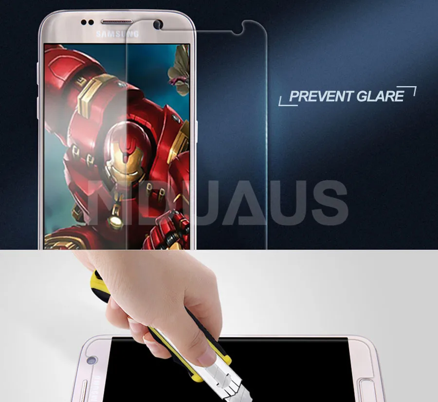 9H закаленное стекло для samsung Galaxy S7 S6 S5 S4 S3 mini Защита экрана для samsung Note 3 4 5 Защитная стеклянная пленка