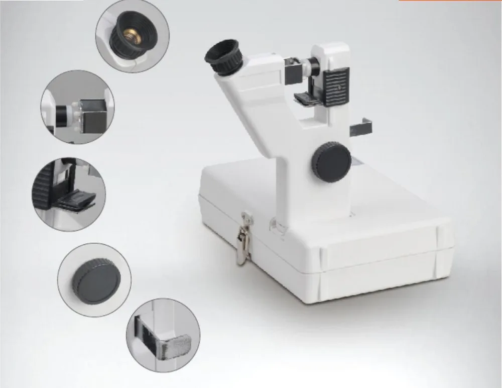 

Portable Lensmeter Optical Manual Lensometer with Priter CP-1B Battery Powered