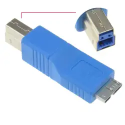 USB 3,0 высокоскоростной конвертер типа B штекер для Micro USB штекер