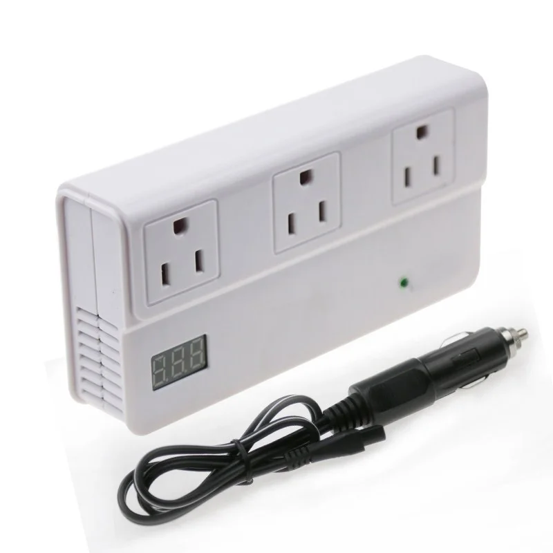 

200W Inverter AC DC Converter Car Power Inverter Modified Sine Wave Inverter 12V 220V With 4 Port USB And 3 Outlet Car Inverters