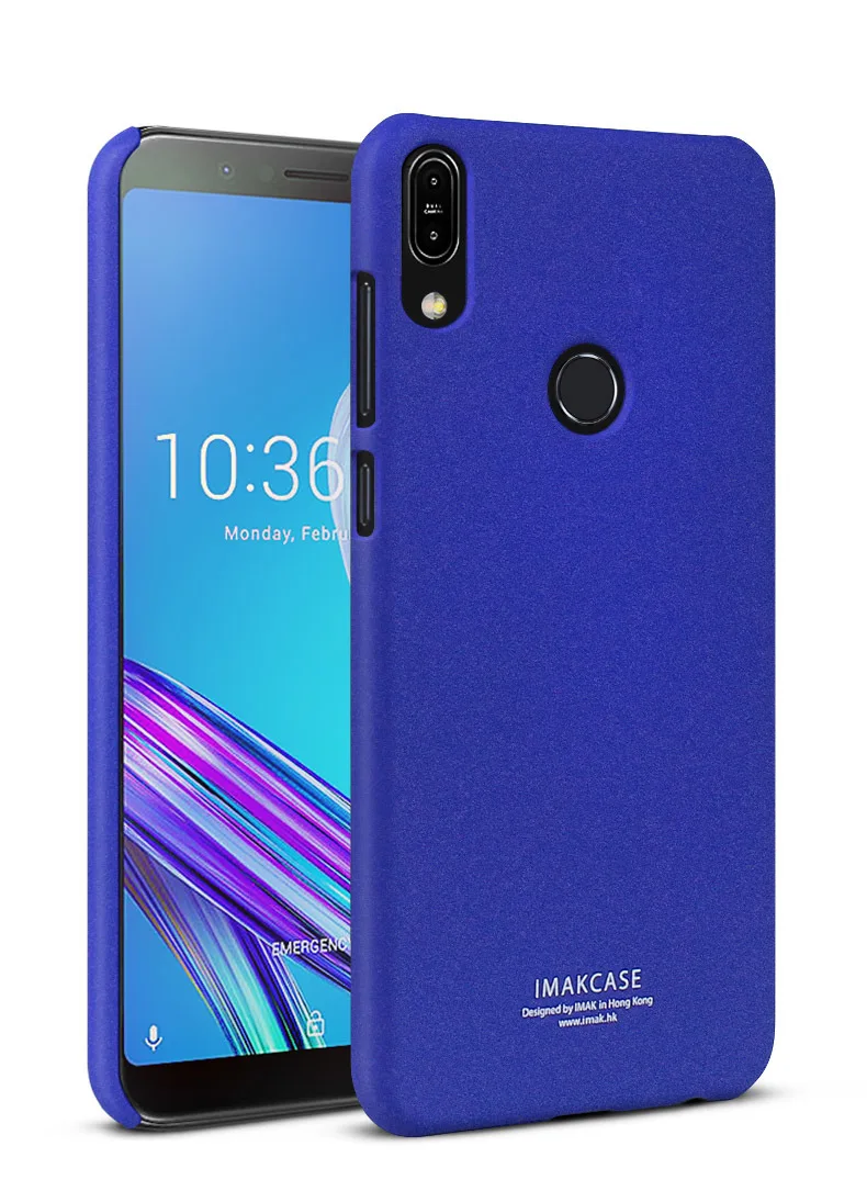 IMAK для Asus zenfone MAX Pro M1 ZB601KL ZB602KL X00TD чехол ковбой Телефон Стенд задняя крышка ZB601KL ZB602KL чехол с пленкой