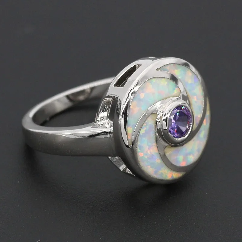 

JLR-923 Real Fire Opal Gem Rings 925 Stamped Silver Rings For Women Charm Bridal Wedding Rings Hot Fine Jewelry Party Gift