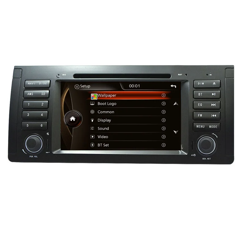 7" HD Capacitive Touch Screen Car DVD Player GPS Navigation for BMW E39