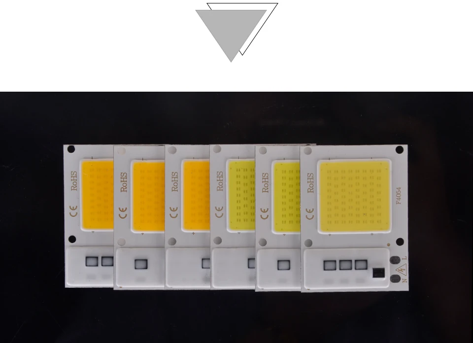 Foxanon COB Чип светодиодный светильник AC110V 220 В 10 Вт 20 Вт 30 Вт Smart IC СВЕТОДИОДНЫЙ матричный диодный массив прожектор для потолочного прожектора