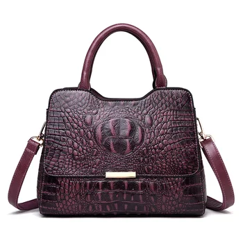 

2019 New Crocodile Pattern Genuine Leather Bags for Women Luxury Handbags Women Tote Bags Designer Crossbody Shoulder Bags