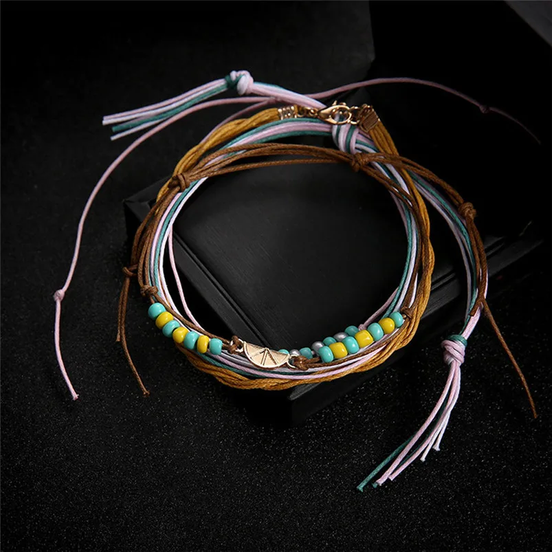 Sexy Beach Fruit Anklets for Women Men Gold Color Barefoot Chain Ankle Bracelet Foot Jewelry Beach Summer Ankle Bracelet F19 (4)