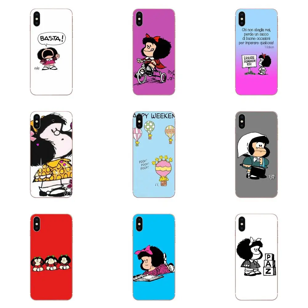 

Design Funny Cartoon Mafalda Girl For Galaxy Alpha Note 3 4 10 A10 A20 A20E A30 A40 A50 A60 A70 A80 A90 M10 M20 M30 M40