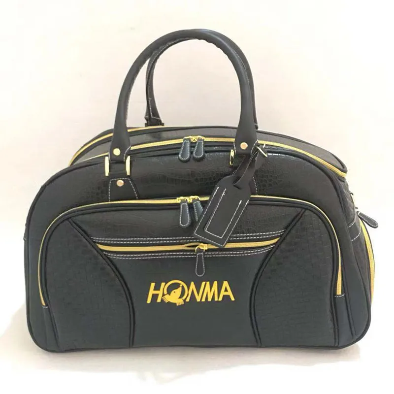 

New Arrival Honma Golf Clothing Bag PU Weaving Waterproof Wear-resisting Travel Golf Shoes Bag Colorful For Man Women
