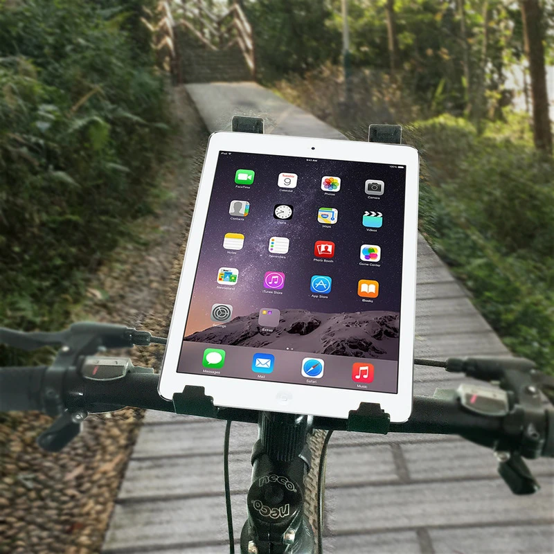 Universal Bike Holder For Ipad Samsung 7-11 Inch Cycling Bicycle Adjustable  Tablet Mount Holder On Bike For Huawei Lenovo Stand - Tablet Stands -  AliExpress