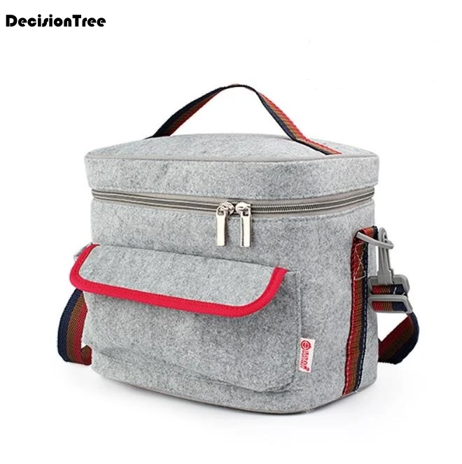 

High Quality Thermal Cooler Lunch Bags Insulated Waterproof Lunch Carry Storage Picnic Bags Environmental Fashion Practical Tote