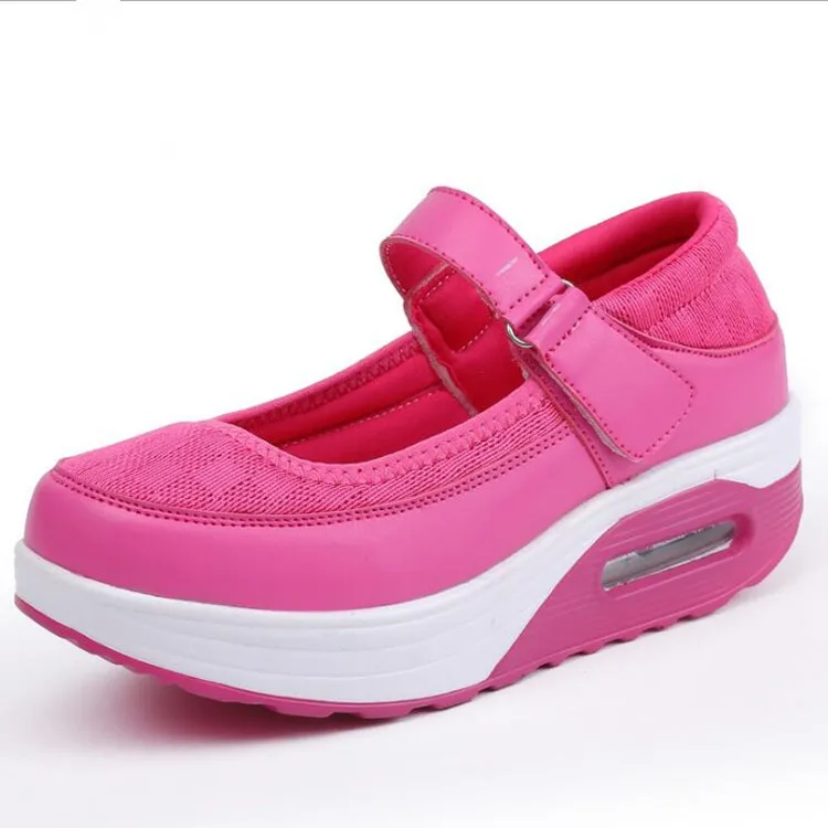 Г., обувь женская обувь повседневная женская обувь на плоской подошве, увеличивающая рост распродажа, 2969W - Цвет: mesh pink