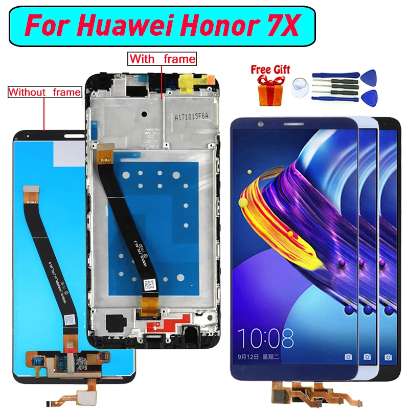 Для huawei Honor 7X Дисплей lcd Tuoch экран в сборе для Honor 7X BND-L21 L22 L24 AL10 TL10 mate SE дисплей ЖК-экран модуль