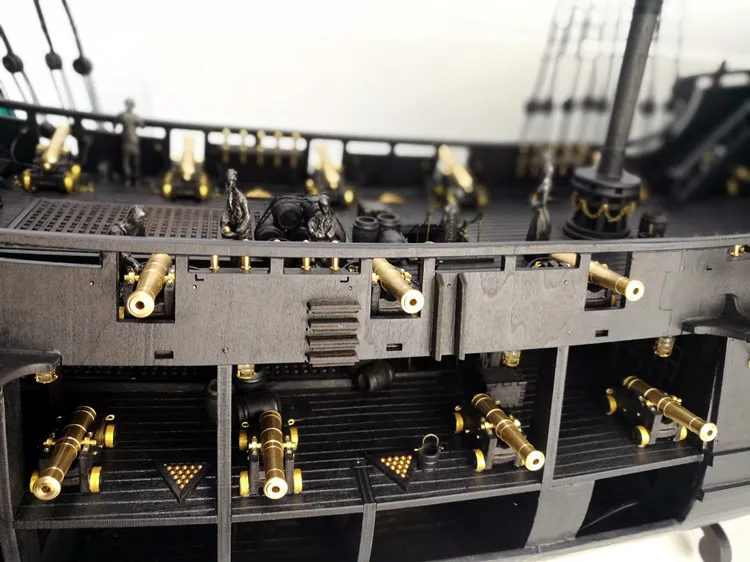 Classic Luxury Interior Scene Model Kits Scale1/34 Black Pearl Pirates Of The Caribbean Wooden
