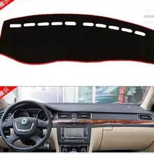 Dashmats автомобиль-Средства для укладки волос приборной панели крышки для Skoda Superb 2008 2009 2010 2011 2012 2013 TYP