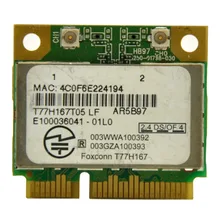 WTXUP для Atheros AR9287 AR5B97 802.11b/g/n 300 Мбит/с Беспроводной Половина Mini Pci-E Экспресс Вай-Фай адаптер WLAN Card беспроводная сетевая карта для стационарного персонального портативных ПК