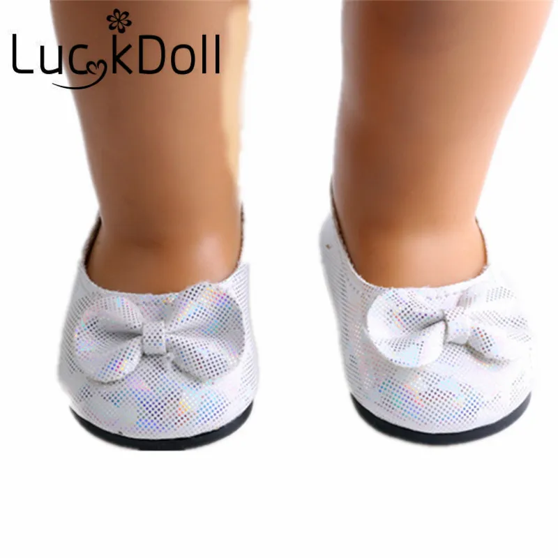 LUCKDOLL جولة اصبع القدم أحذية رياضية و الأميرة الأحذية و لعبة الأحذية مع 18 \