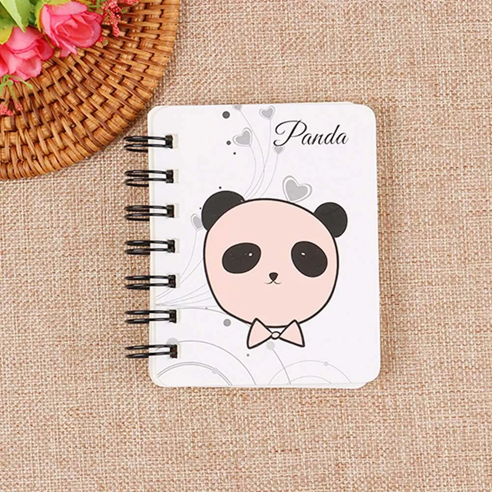 Милый блокнот-планировщик Kawaii С мультяшными животными для детей, милый рисунок панды и птицы, креативный подарок для детей, корейские канцелярские принадлежности