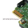 WD5000MPCK SFF-8784 SATA Express на SATA3.0 2,5 дюйма 6 Гбит/с, плата расширения для 5-миллиметрового ультратонкого жесткого диска SSD ► Фото 3/5