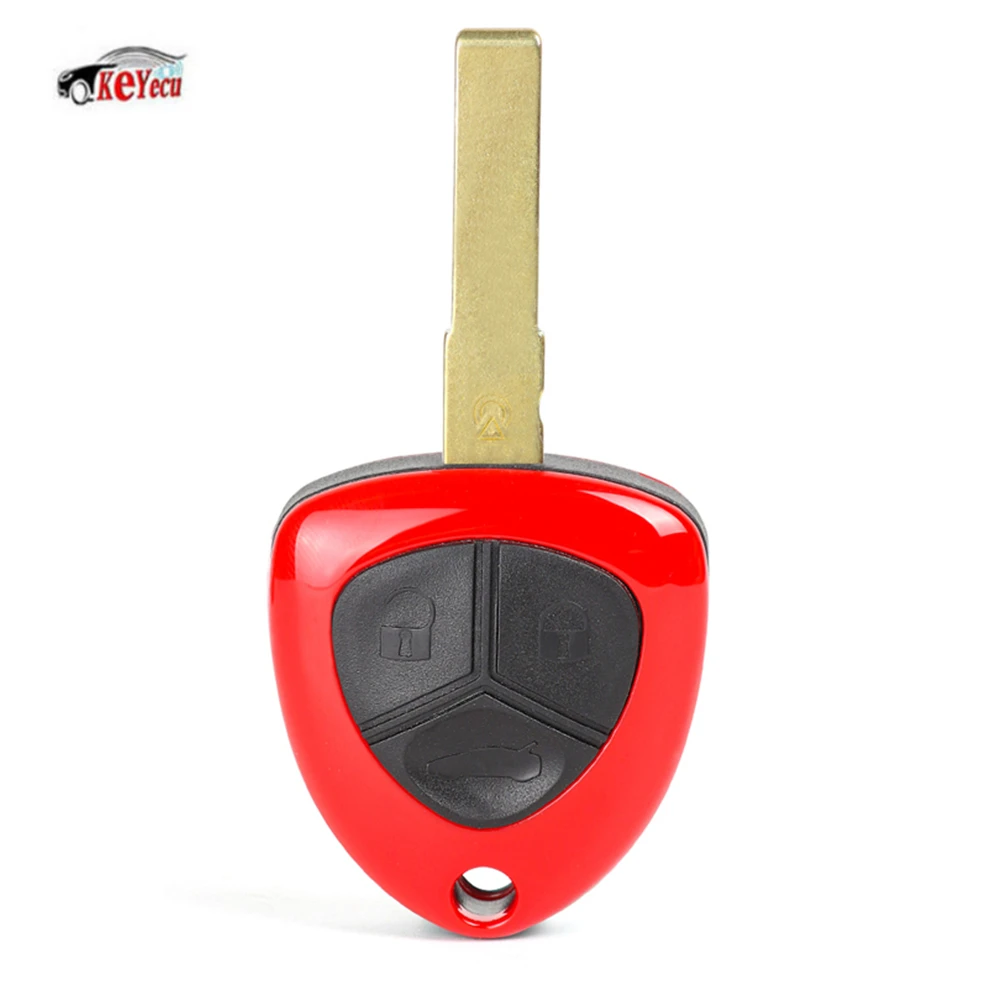 KEYECU New Smart Replacement Remote Key Fob 3 Button 433MHz ID48 Chip for Ferrari 458 Italia California 2010-2014 FF 599 GTB KEYECU New Smart Replacement Remote Key Fob 3 Button 433MHz ID48 Chip for Ferrari 458 Italia California 2010-2014 FF 599 GTB