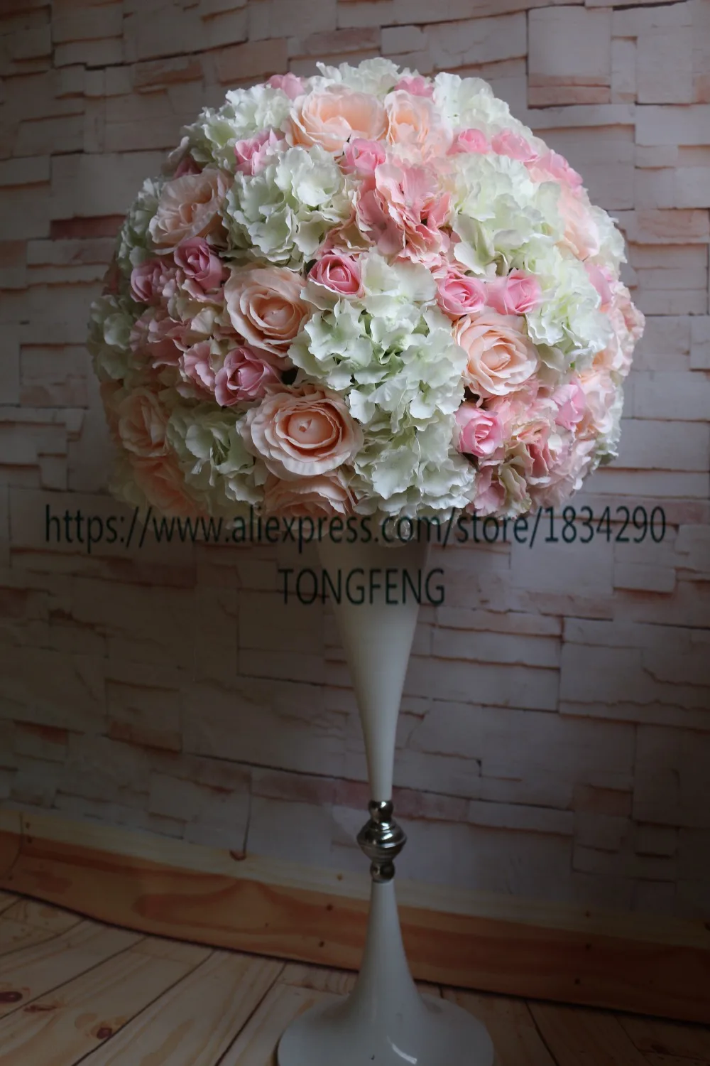 Tongfeng 50cm Mixcolor Wedding Decoration Artificial Silk Rose 2 3 Round Flower Ball Wedding Table Centerpiece Flower Balls Flower Ball Wedding Ball Weddingcenterpiece Flower Aliexpress