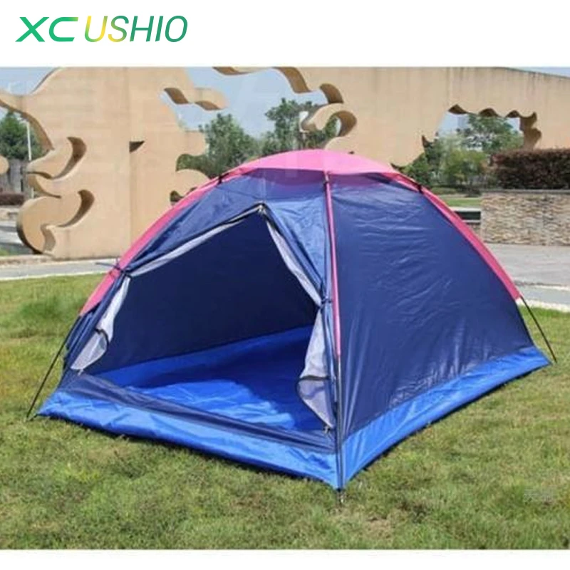 

2 Person Outdoor Ultralight Camping Tent Single Layer 3 Season Tent with Summer Mosquito Net Beach Hiking Trabel Portable Tent