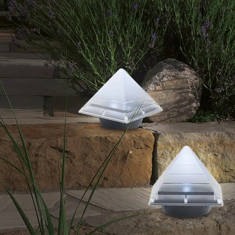 

Pyramid LED Solar Light Outdoor Under Ground Buried Lawn Path Lamp Outdoor Path Way Garden Lawn Yard Outdoor Lighting Home Decor