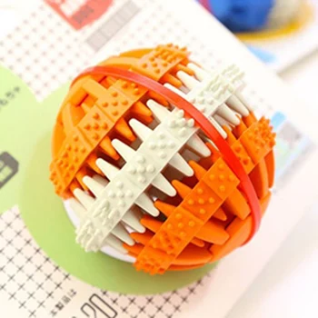 

6cm Dog Toy Rubber Balls Pet Dog Cat Puppy Chew Toys Tooth Cleaning Balls for Small Dog Playing Toys 15