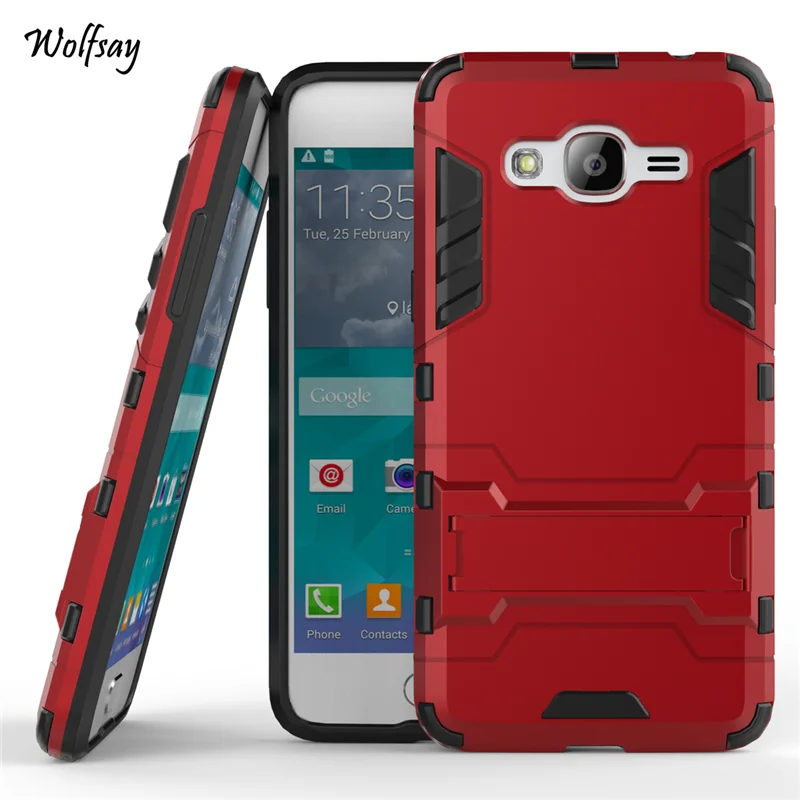 For Samsung Galaxy J2 Prime Case Shockproof Robot Hard PC Phone Cover &lt |