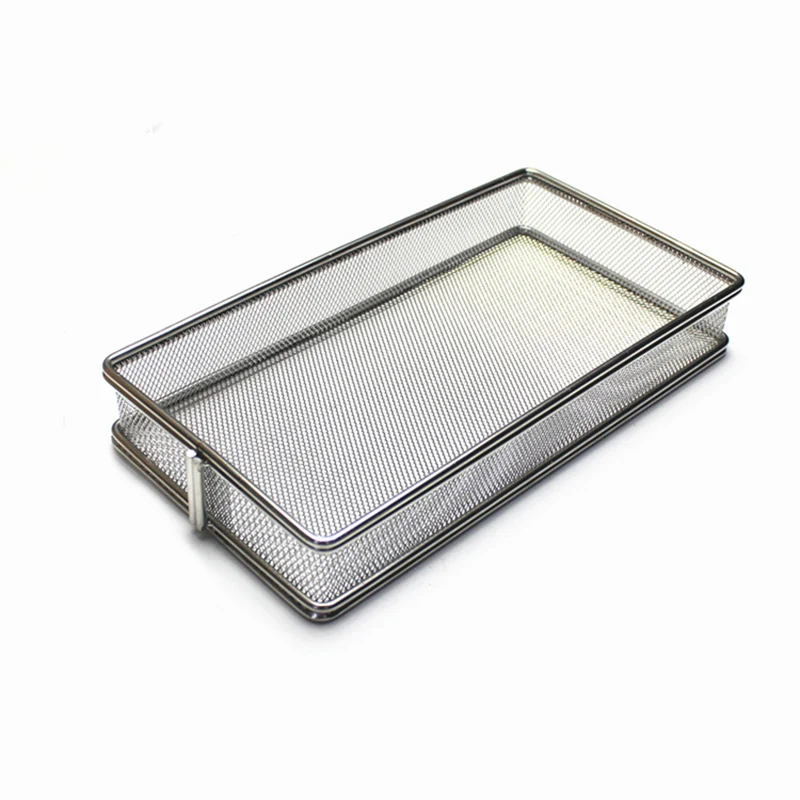 Stainless steel basket reinforced chopsticks fork spoon tube disinfection cupboard rack for disinfection cabinet organizer