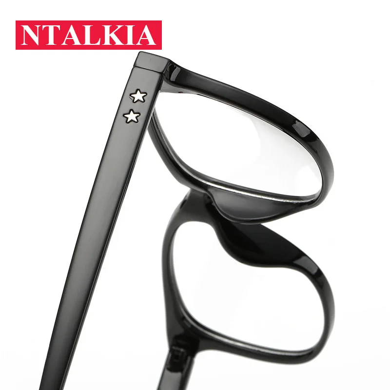 2018 Vintage Fashion Woman Transparent Glasses Frame With Clear Lens For Myopia Glasses Women Men Star Retro Eyeglasses Oculo