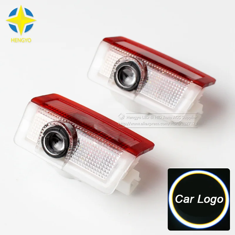 Buy 2pcs LED Car Door Logo Projector Laser Light For