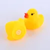 10pcs/lot Cute Baby Kids Squeaky Rubber Ducks Bath Bathe Room Water Fun Game Playing Newborn Boys Girls Toys for Children ► Photo 3/4