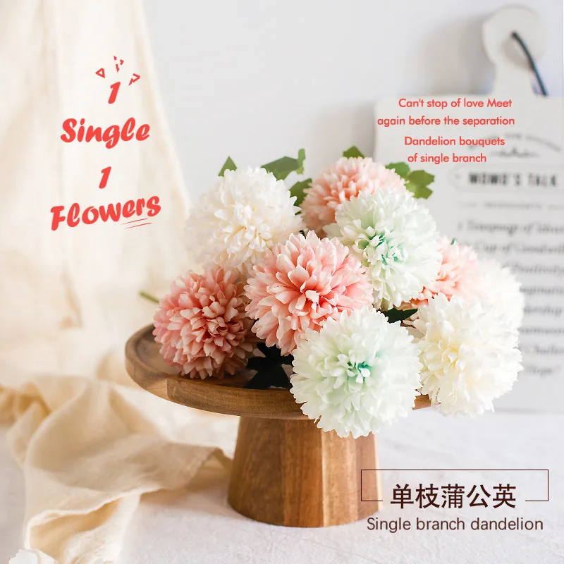 

Silk Artificial Flowers Mini Rose Bouquet Wedding Wedding Home Retro Fake Flower Party DIY Decoration