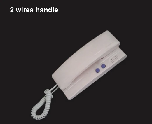 2 wires handle XinSiLu безопасности, видео-телефон двери для внутренней установки, Серия A: 2/4/5-проводной аудио домофон ручка(опционально), подходит для аудиосистема - Цвет: 2 wires handle