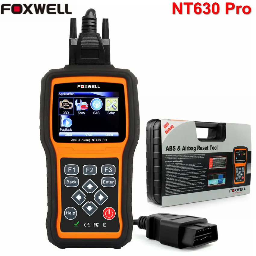 Buy Foxwell NT630 Pro OBD2 Automotive Scanner ABS Airbag Reset Tool Air Bag