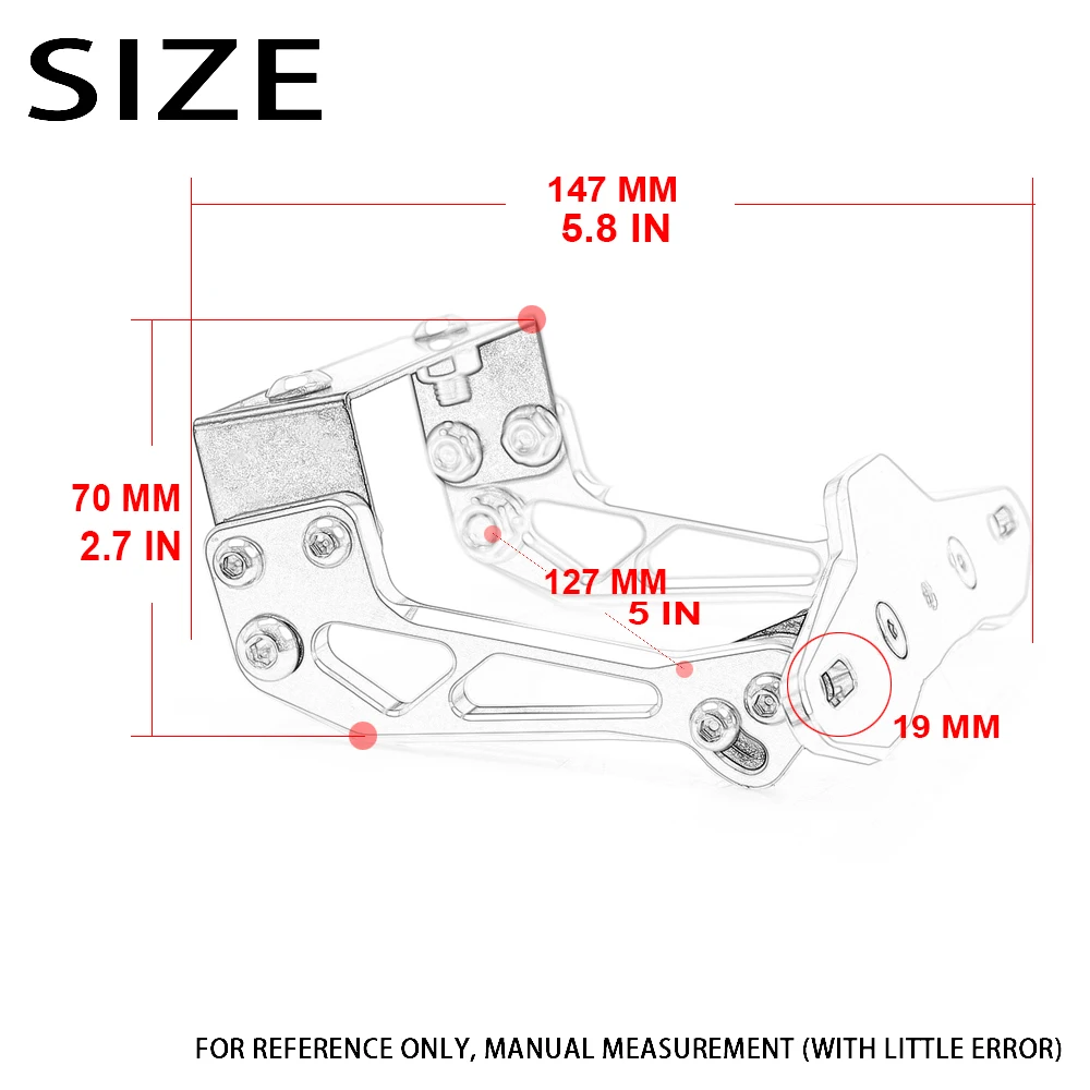 Для YAMAHA XMAX X-MAX 125 250 400 NMAX 125 155 WR 125 250 R/X Универсальный CNC мотоцикл номерной знак рамка держатель кронштейн