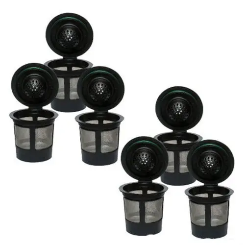 6 шт. многоразовые Многоразовые фильтры K Cup для кофеварки Keurig K50 и K55|Фильтры кофе| |