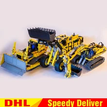 LP 20007 EPIN 20006 L350F колесный погрузчик LP 20008 пульт дистанционного управления бульдозер Модель Строительный набор блоки кирпичи игрушки 42030