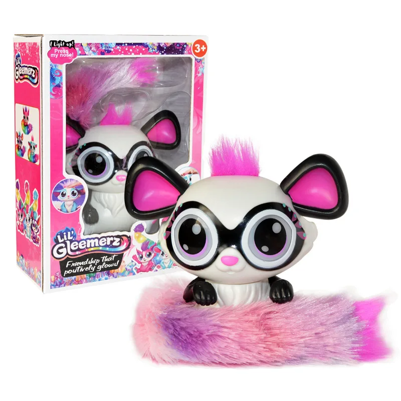 Lil Gleemerz Acousto optic Touch Pet Magic color Tail Fox забавная модель игрушки Детские интерактивные