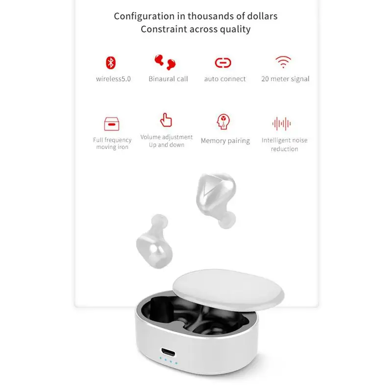 AirBuds, Bluetooth наушники 5,0, настоящие беспроводные Bluetooth наушники, стерео спортивные наушники, Bluetooth гарнитура для Xiaomi samsung