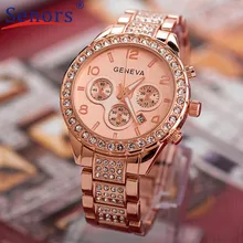 HF2016 Brand Bling Watch Women Luxury Austrian Crystals Watch Shinning Diomand Rhinestone Banglerelogio masculino feminino gift