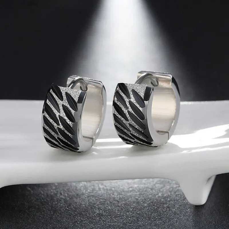 Image Titanium Earrings for women 316L Stainless Steel jewelry boucle doreille Earring brinco pequeno pendientes mujer aros oorbellen