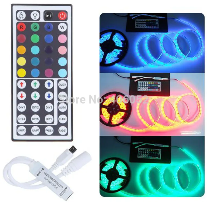 

10pcs/lot 3CH DC12V 6A 72W RGB LED Controller 44key mini led conrtol led rgb strip 5050 /3528